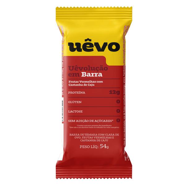 Barra Uevo 54g Frutas Vermelhas