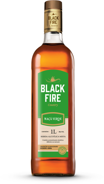 Bebida Mista Black Fire 1l Country Maca Verde