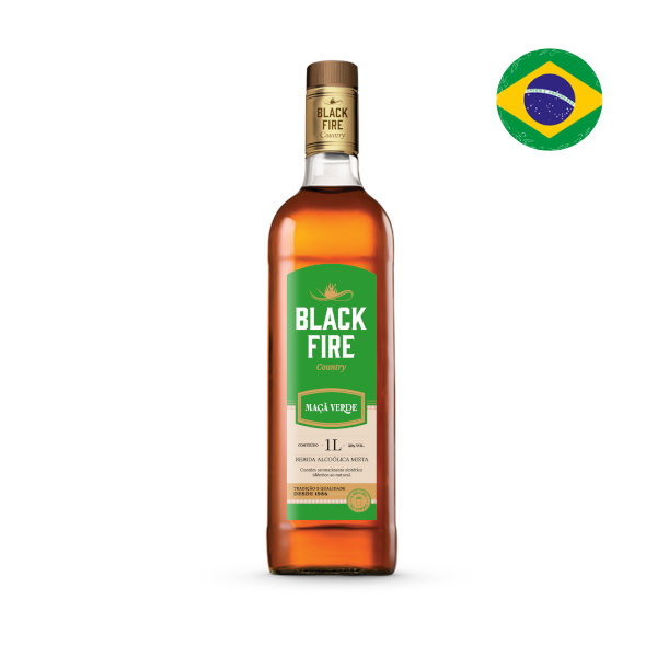 Bebida Mista Black Fire 1l Country Maca Verde