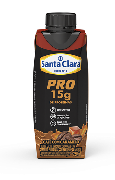 Bebida Santa Clara Pro 250ml Cafe C/ Caramelo