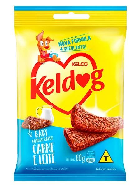 Bifinho Keldog 60g Carne Leite