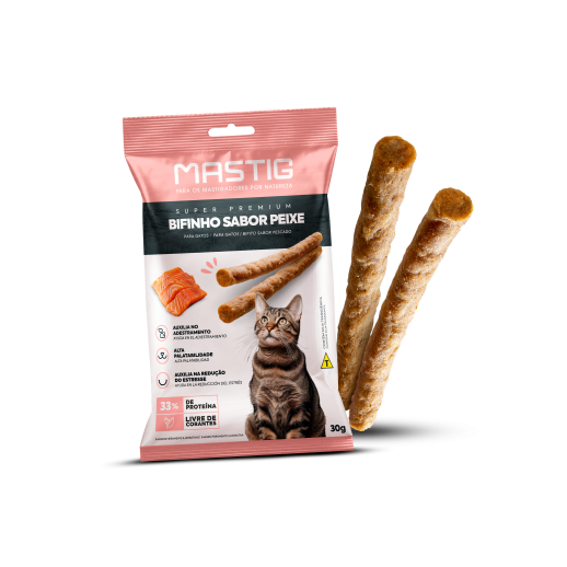 Bifinho Mastig P/ Gatos 30g Peixe