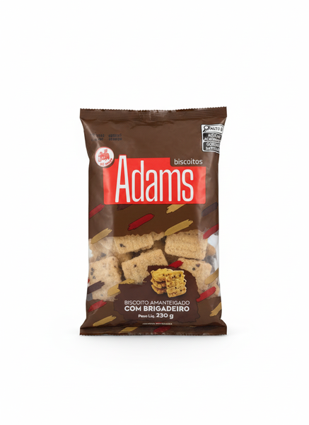 Biscoito Adams 230g Amanteigado Brigadeiro