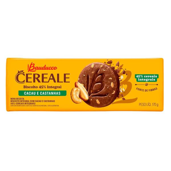 Biscoito Bauducco Cereale 170g Cacau Castanha