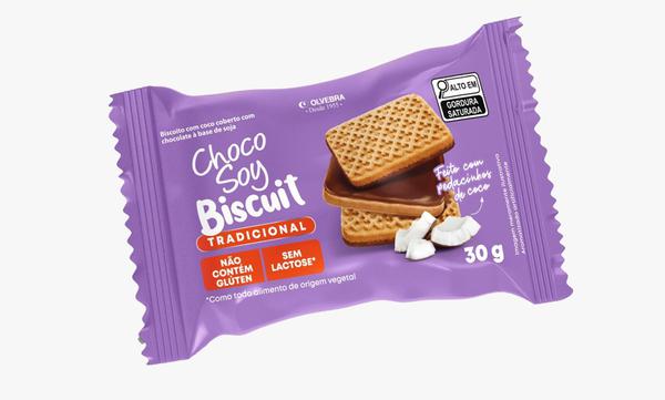 Biscoito Choco Soy 30g Tradicional S/ Lactose