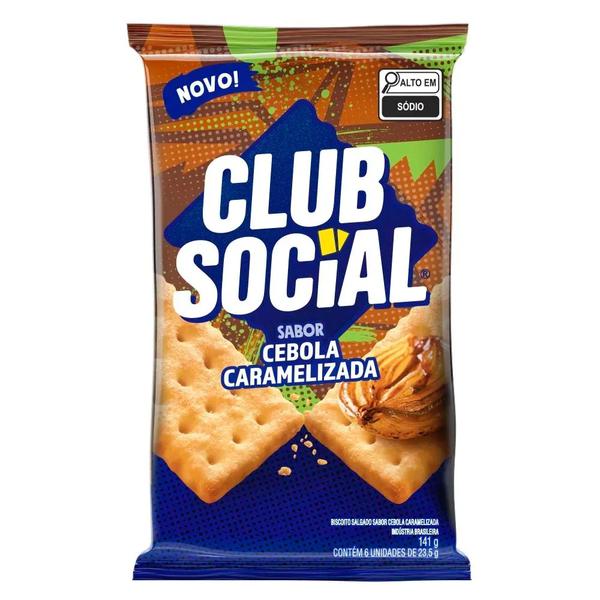 Biscoito Club Social 141g Cebola Caramelizada