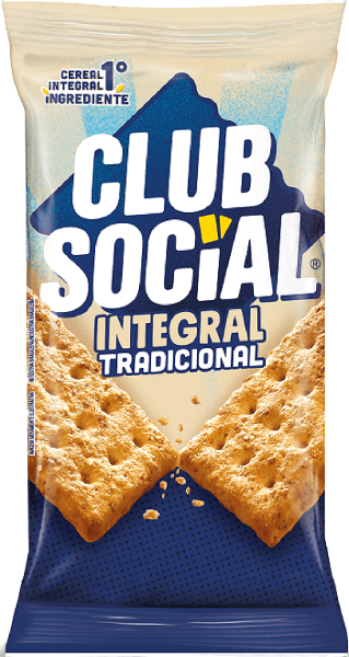 Biscoito Club Social 144g Integral Tradicional