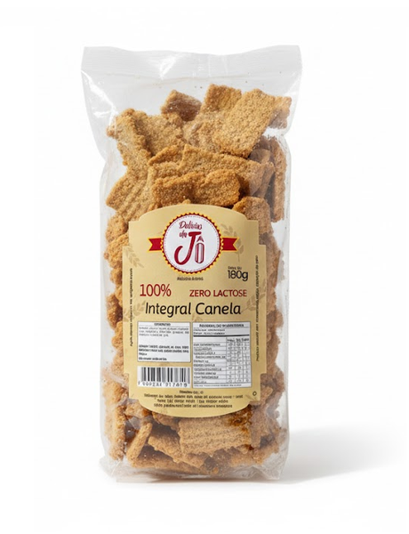 Biscoito da Jo 180g Integral Canela