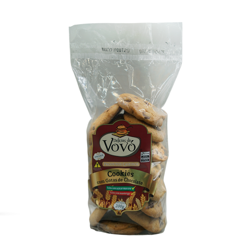 Biscoito Delicias Vovo 200g Cookies Choco