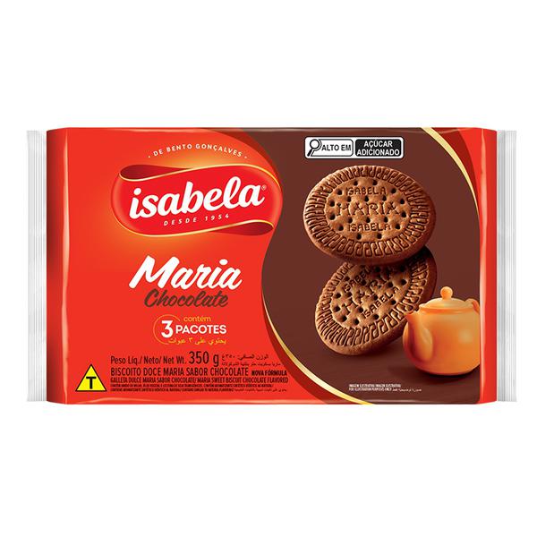 Biscoito Isabela 350g Maria Chocolate
