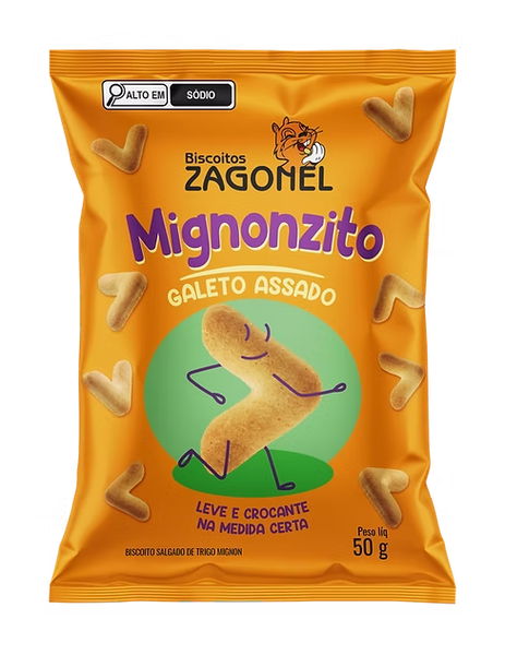 Biscoito Mignon Zagonel 50g Galeto