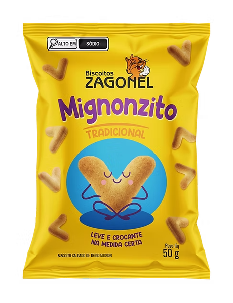 Biscoito Mignon Zagonel 50g Tradicional
