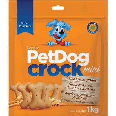 Biscoito PetDog Crock 500g Mini