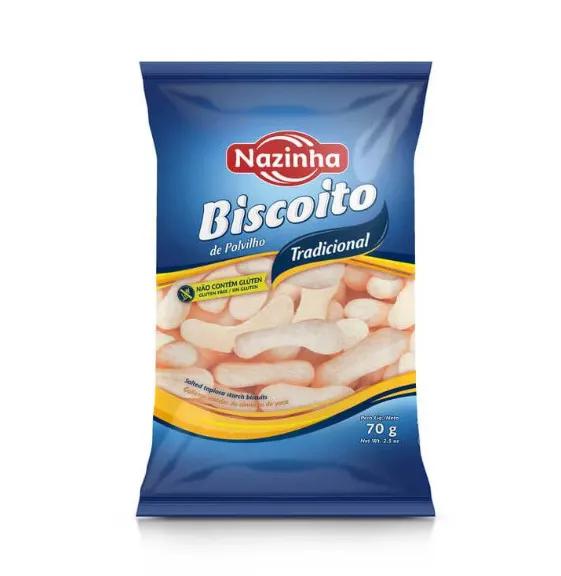 Biscoito Polvilho Nazinha 70g Tradicional S/ Gluten