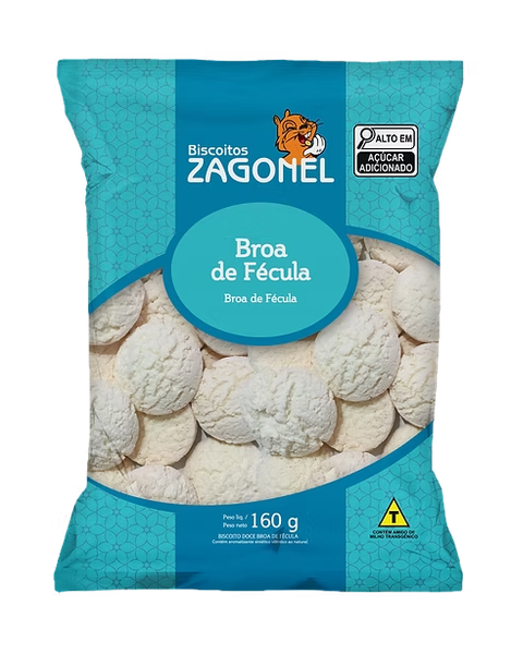 Biscoito Zagonel 160g Broa Fecula