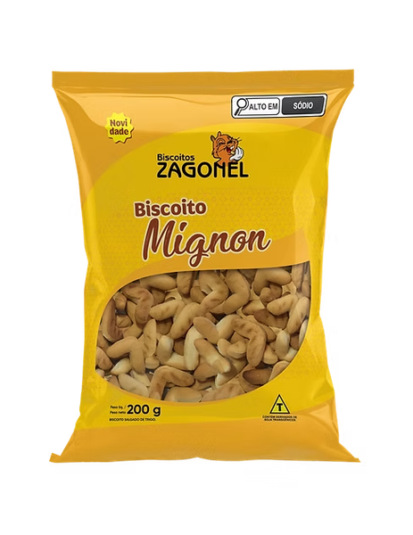 Biscoito Zagonel 200g Mignon