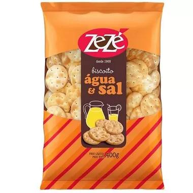 Biscoito Zeze 400g Agua/Sal