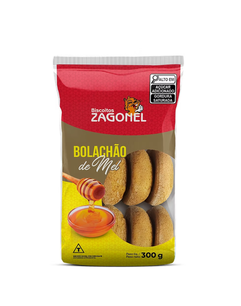 Bolachao Mel Zagonel 300g
