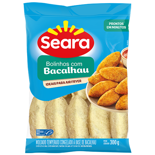 Bolinho Bacalhau Seara 300g Air Fryer