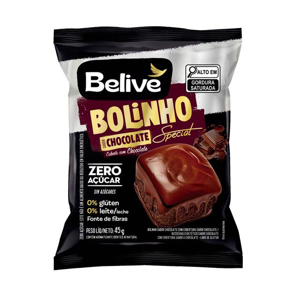 Bolinho Belive Especial 45g Chocolate