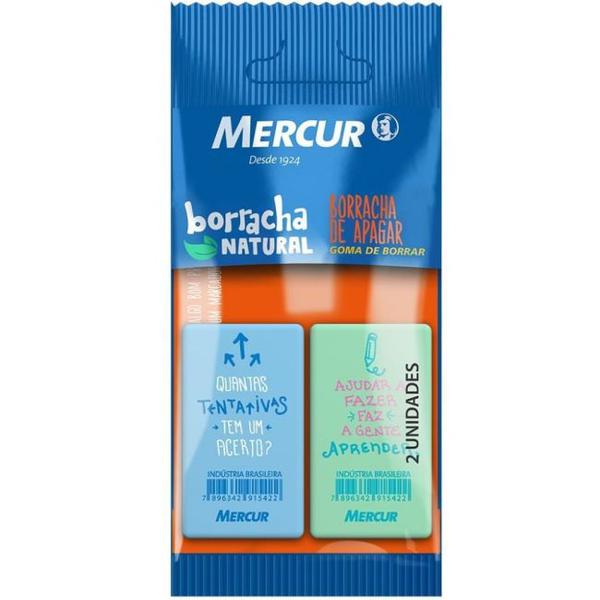 Borracha Mercur 60 c/2 Azul/Verde