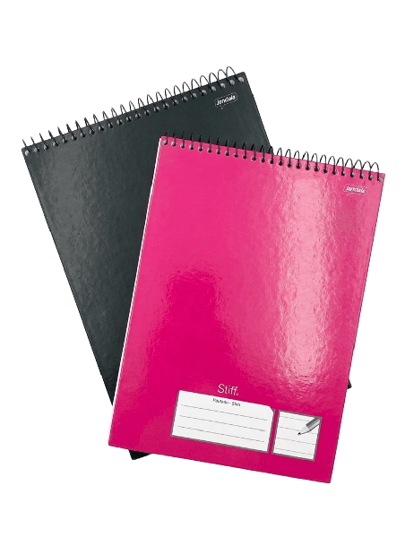 Caderno Jandaia Stiff Slim 80 fls Cores
