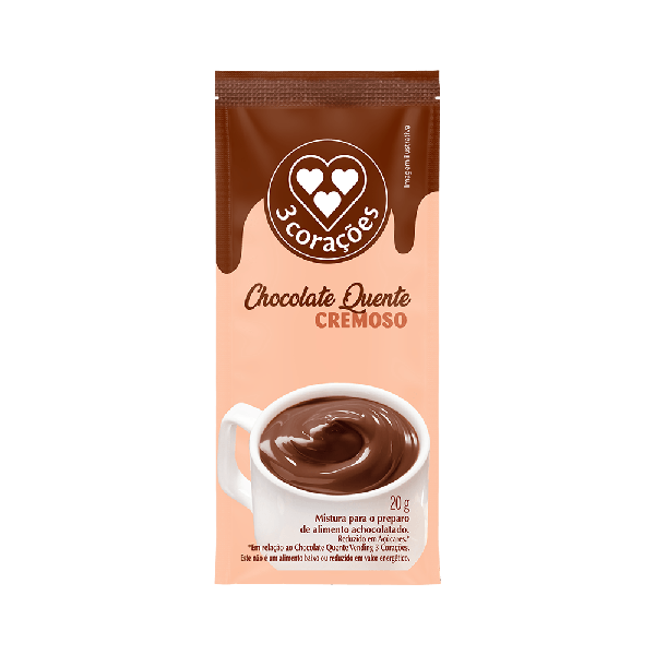 Cafe 3 Coracoes 20g Chocolate Quente