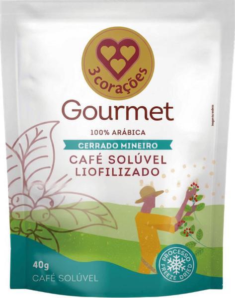 Cafe 3 Coracoes Gourmet 40g Liofilizado Cerrado Mineiro Sch