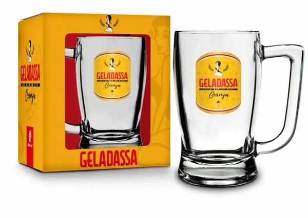 Caneca Vidro Brasfoot 340ml Geladassa Taberna