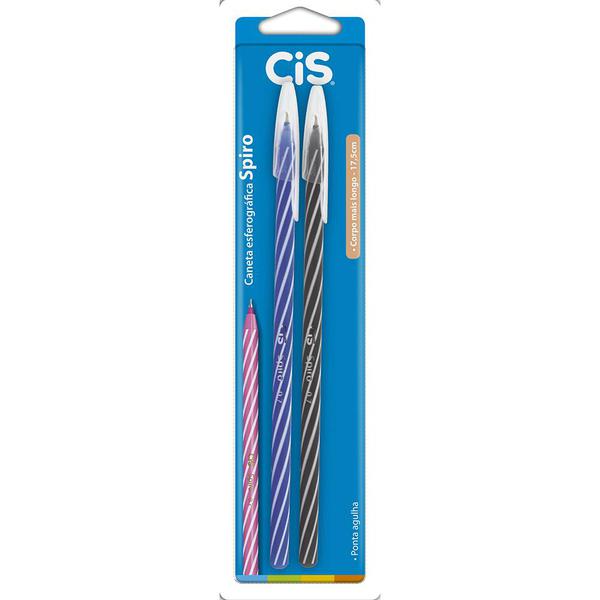 Caneta Cis Spiro C/ 2un