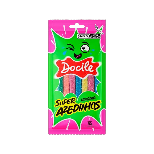 Canudinho Docile 70g Super Azedinhos