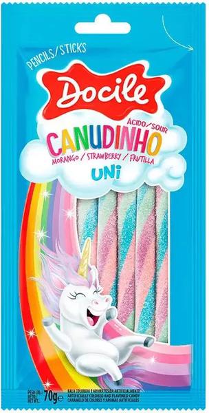 Canudinho Docile 70g Unicornio Acido