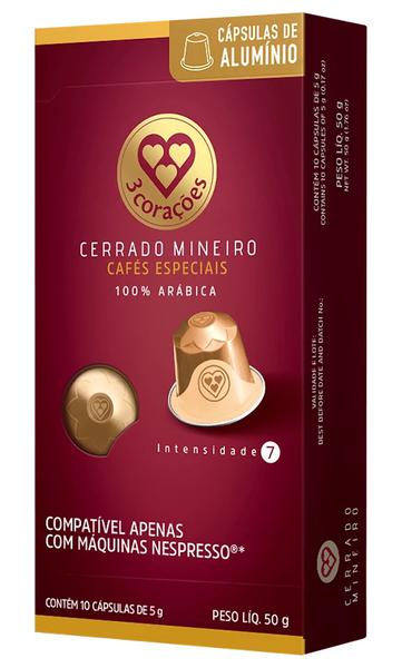 Capsula 3 Coracoes 56g Cerrado Mineiro