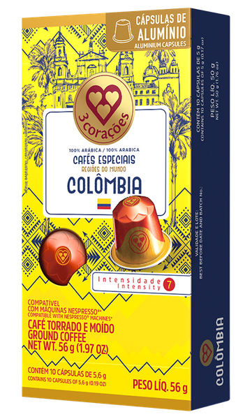 Capsula 3 Coracoes 56g Colombia
