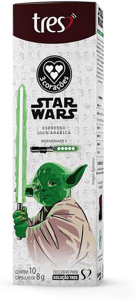 Capsula 3 Coracoes 8g Star Wars Mestre Yoda