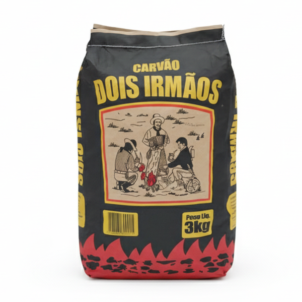 Carvao Dois Irmaos 3kg Saco