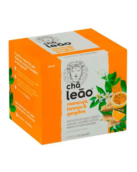 Cha Leao 22g Maracuja Laranja Gengibre
