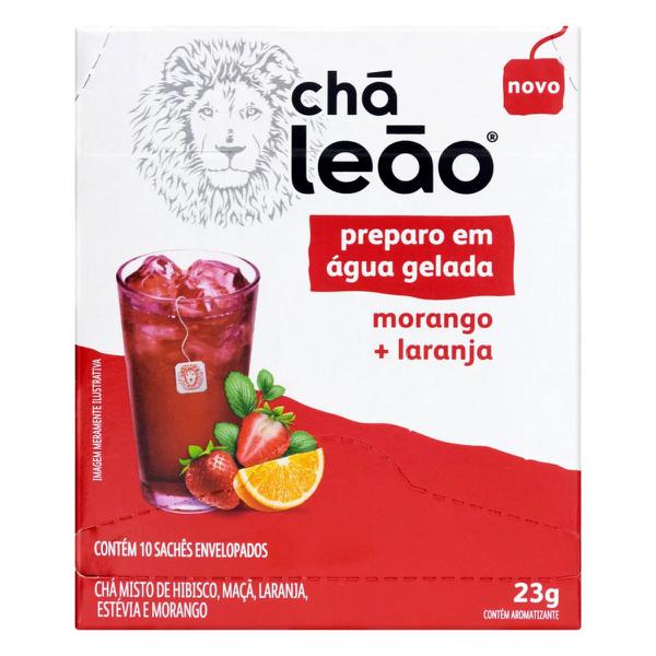 Cha Leao 23g Morango/Laranja