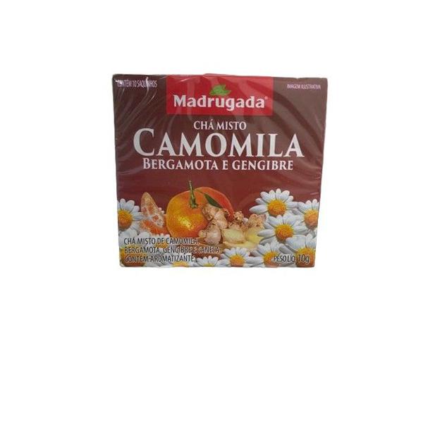 Cha Madrugada 10g Camomila Bergamota Gengibre