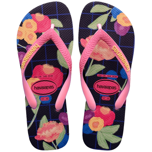 Chinelo Havaianas Kids Floral Fresh
