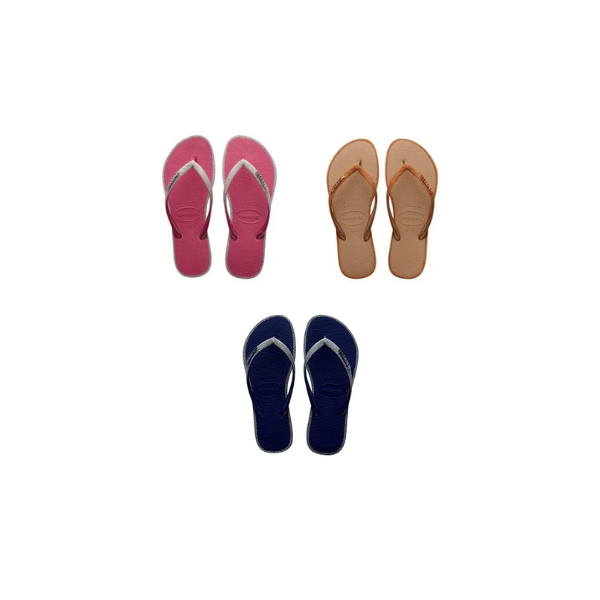 Chinelo Havaianas Slim Glitter Contour