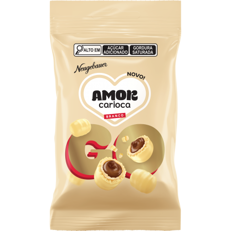 Chocolate Amor Carioca 40g Branco