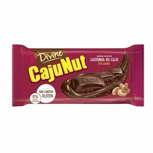 Chocolate Barra Divine 130g Cajunut