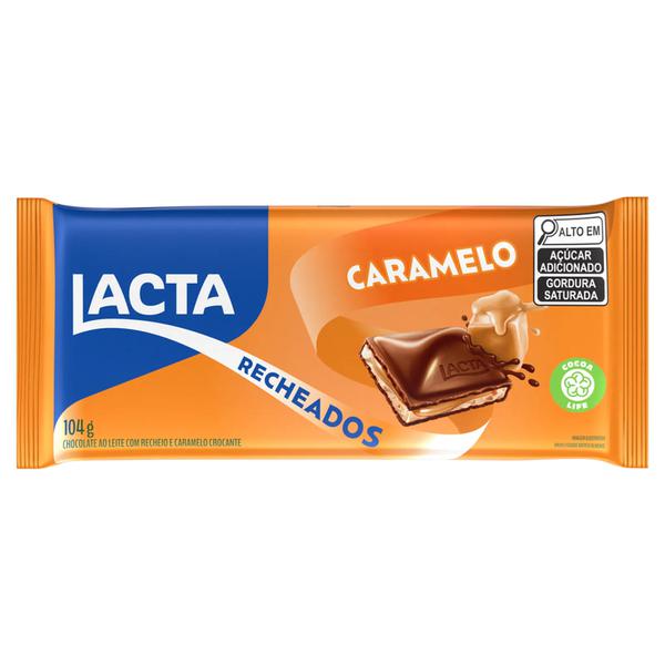 Chocolate Barra Lacta 104g Caramelo