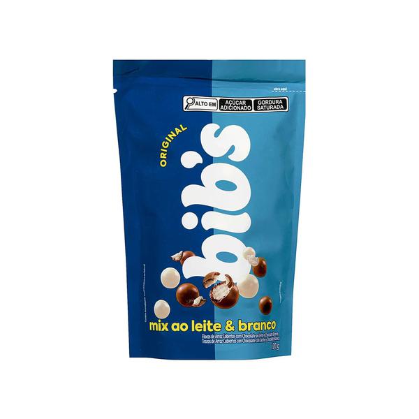 Chocolate Bibs 120g Mix ao Leite e Branco