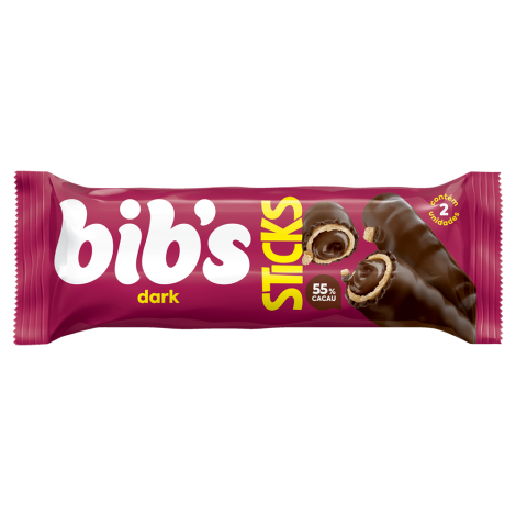 Chocolate Bibs Sticks 29g Dark