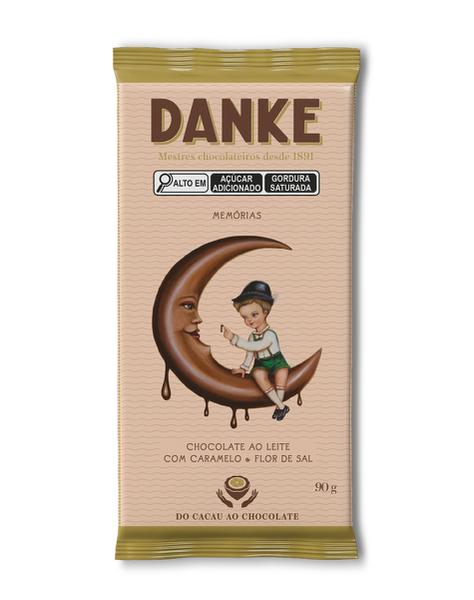 Chocolate Danke 90g Caramelo Flor Sal