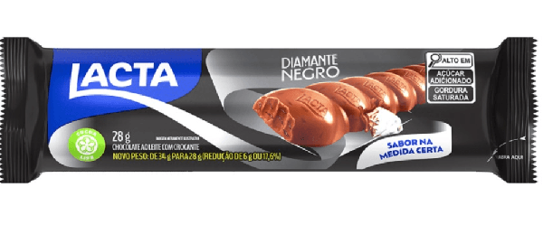 Chocolate Lacta 28g Diamante Negro