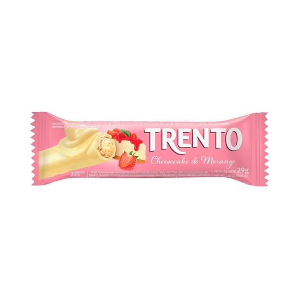 Chocolate Trento 29g Cheesecake Morango