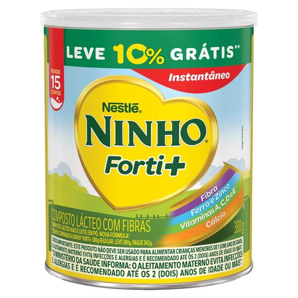 Composto Lacteo Nestle 380g Ninho Fibras
